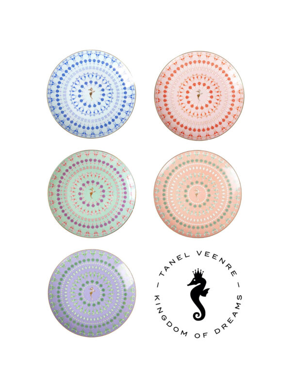 Sun King Set - Six Plates