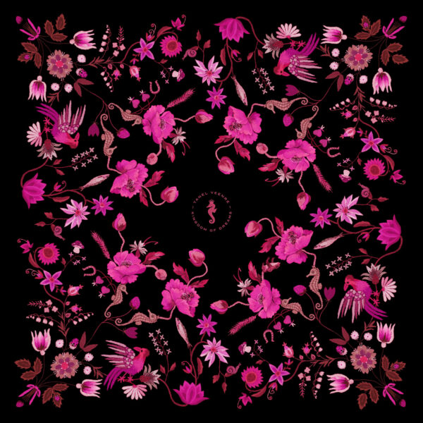Unimoon Silk Scarf 67 x 67 cm - Image 2