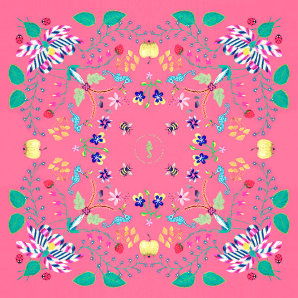 Unimoon Silk Scarf 67 x 67 cm - Image 2