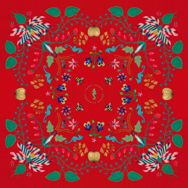Unimoon Silk Scarf 67 x 67 cm - Image 2