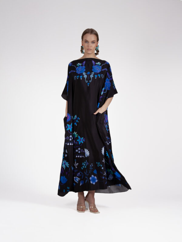 Unimoon siidist kaftan-kleit