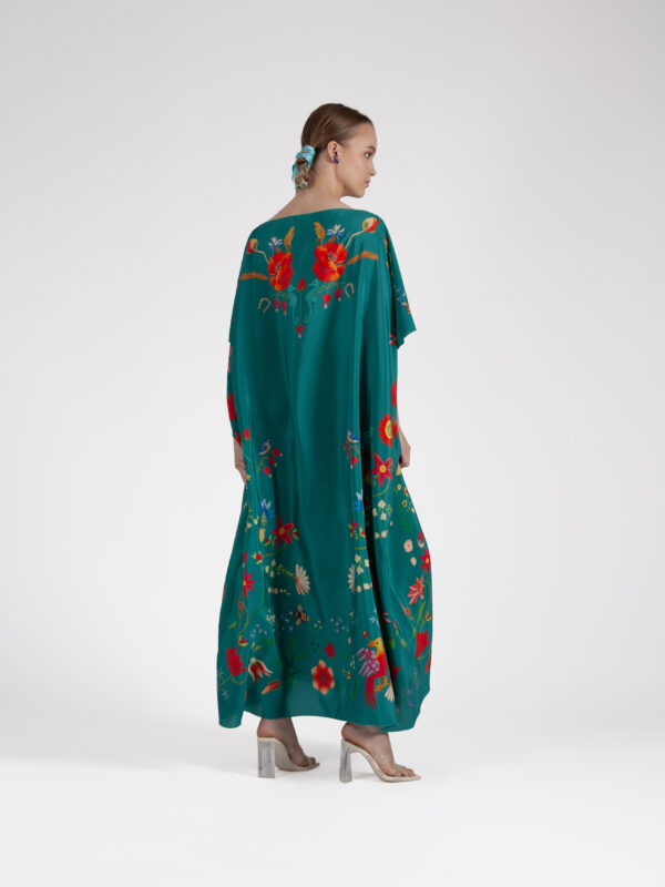 Unimoon siidist kaftan-kleit - Image 3