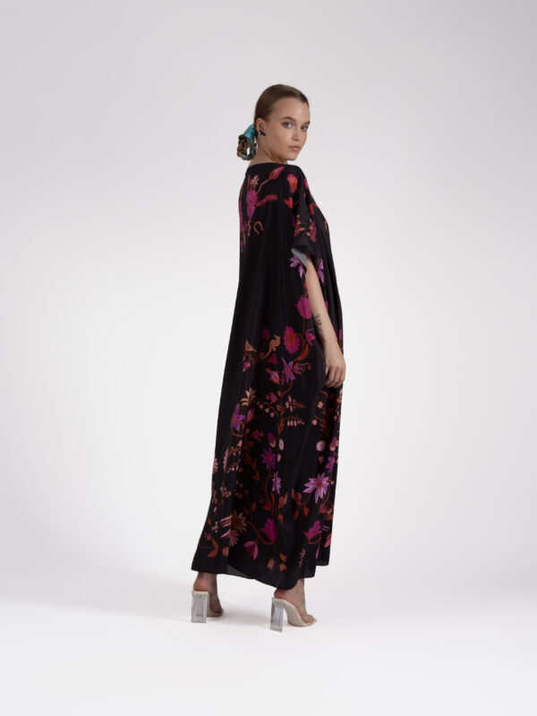 Unimoon siidist kaftan-kleit - Image 3
