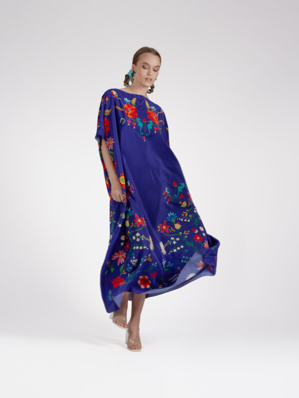 Unimoon siidist kaftan-kleit