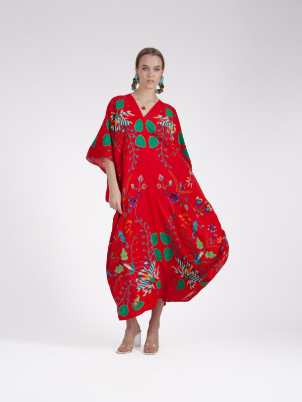 Unimoon siidist kaftan-kleit