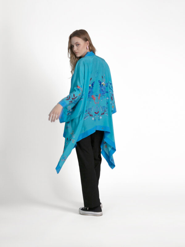 Unimoon siidist lühike kimono - Image 3