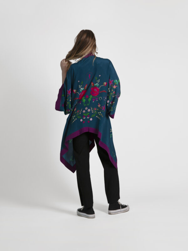 Unimoon siidist lühike kimono - Image 3