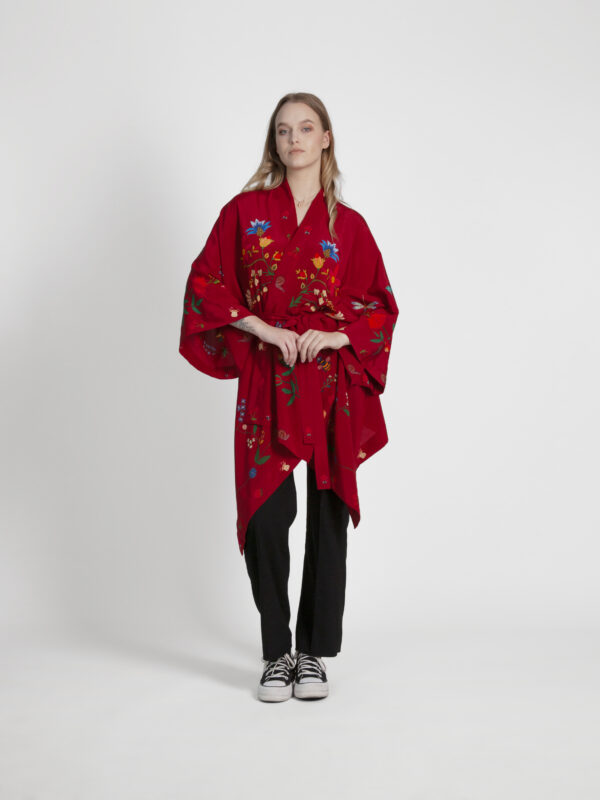 Unimoon siidist lühike kimono