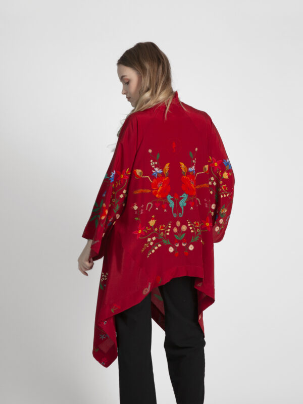 Unimoon siidist lühike kimono - Image 4