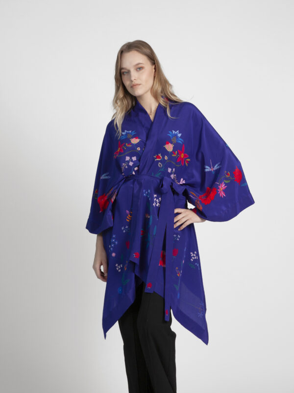 Unimoon siidist lühike kimono - Image 5