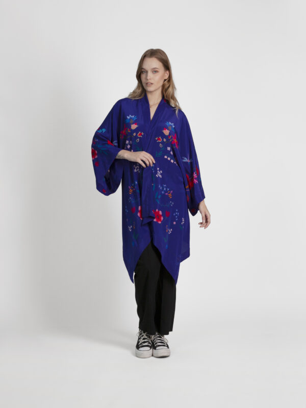 Unimoon siidist lühike kimono - Image 4