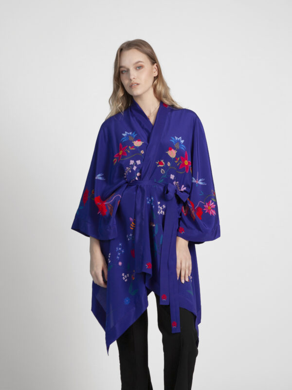 Unimoon siidist lühike kimono - Image 3