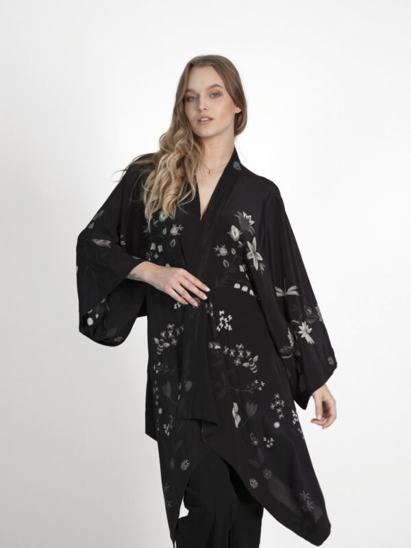 Unimoon siidist lühike kimono - Image 4