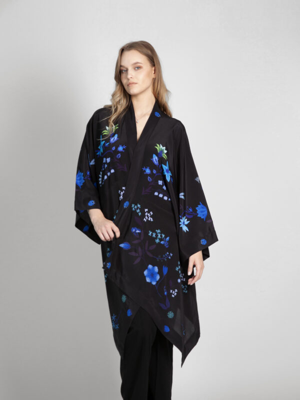 Unimoon siidist lühike kimono - Image 6