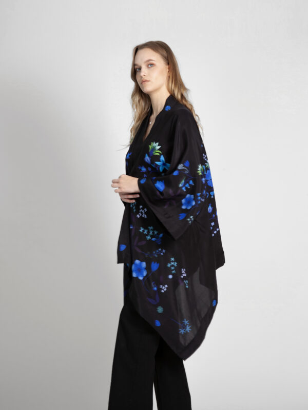 Unimoon siidist lühike kimono - Image 5