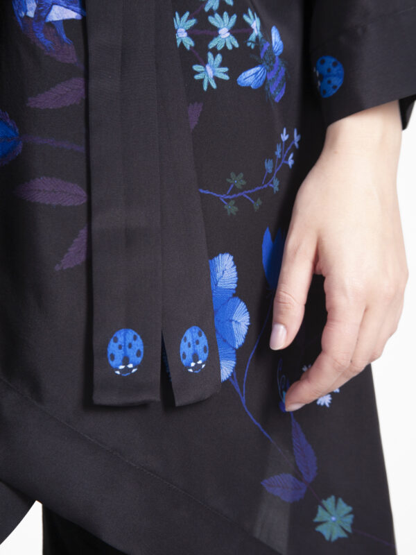 Unimoon siidist lühike kimono - Image 3