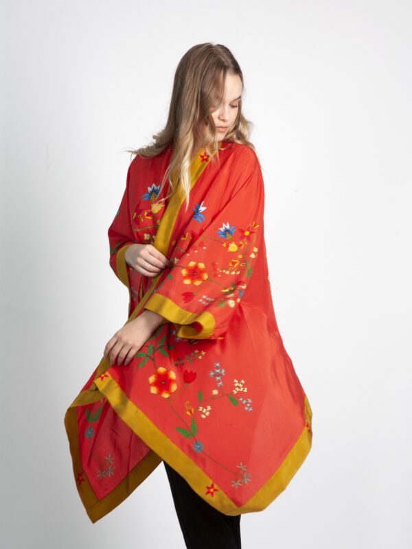 Unimoon Short Silk Kimono - Image 5