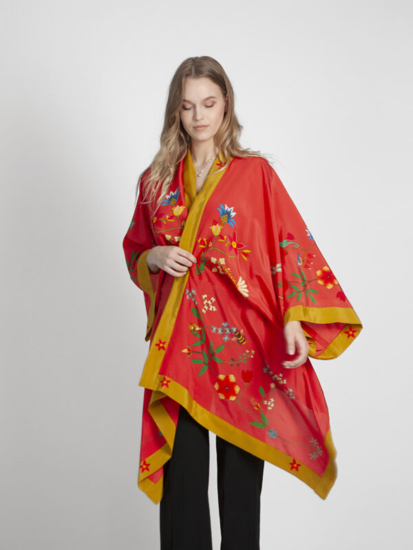 Unimoon Short Silk Kimono - Image 4