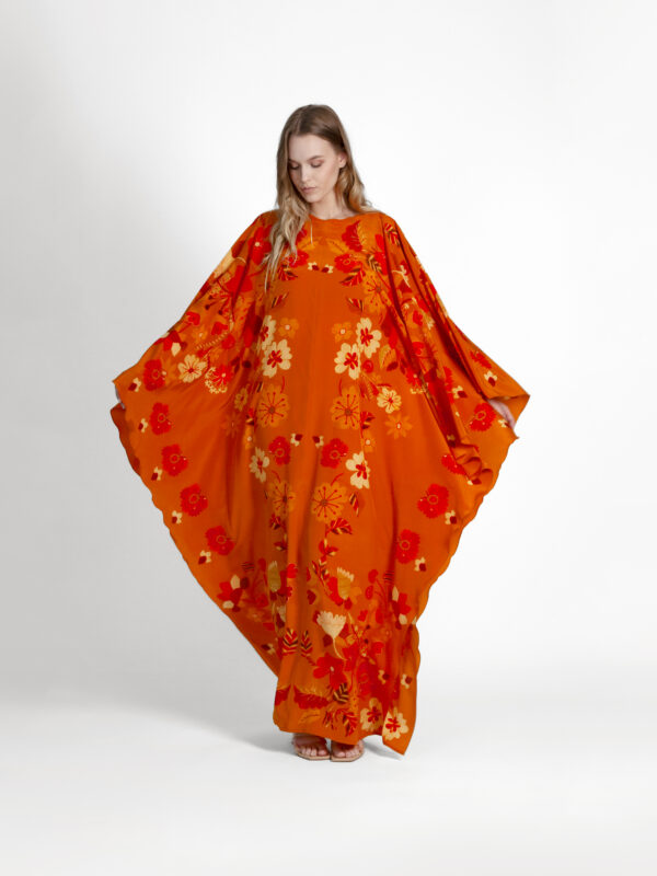 Unimoon siidist nahkhiir-kaftan - Image 5