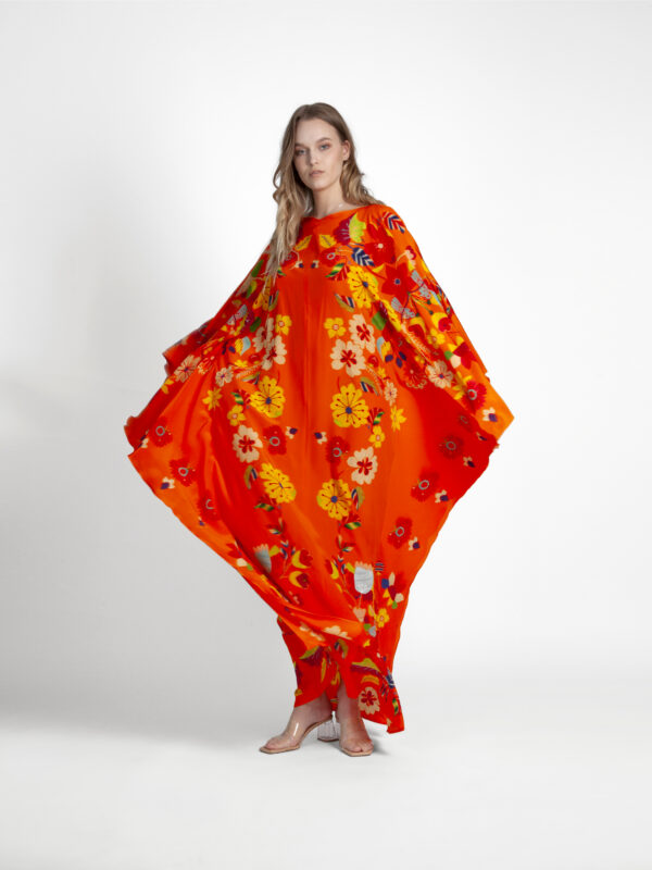 Unimoon siidist nahkhiir-kaftan