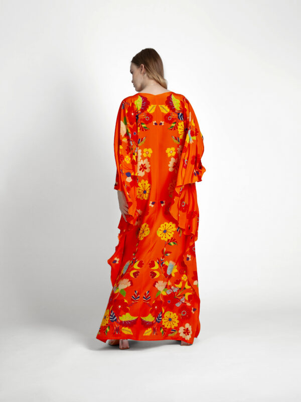 Unimoon siidist nahkhiir-kaftan - Image 4