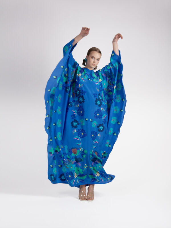 Unimoon siidist nahkhiir-kaftan - Image 5