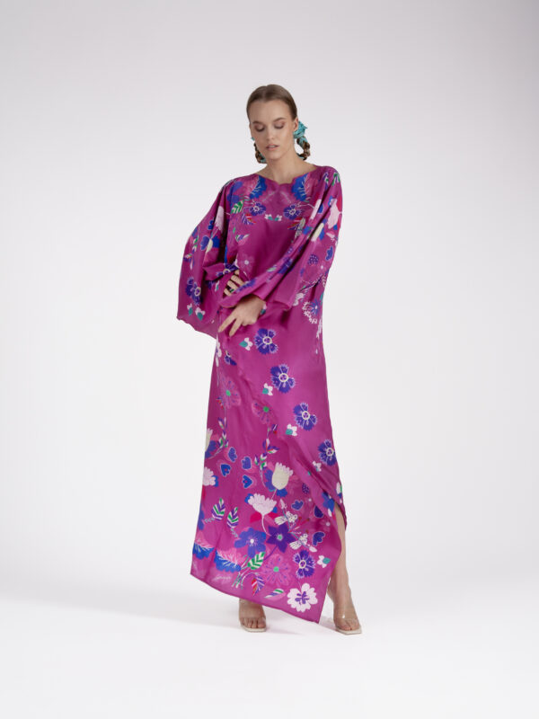 Unimoon siidist nahkhiir-kaftan - Image 5