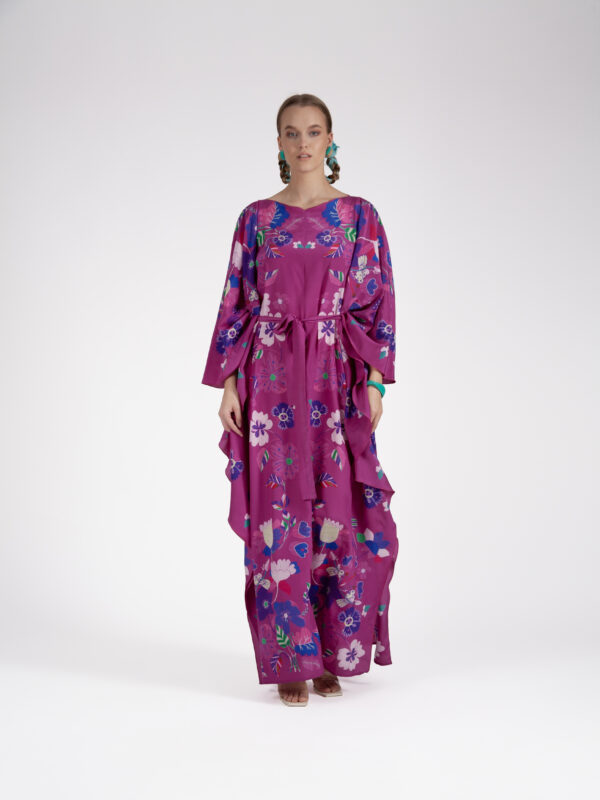 Unimoon siidist nahkhiir-kaftan - Image 4