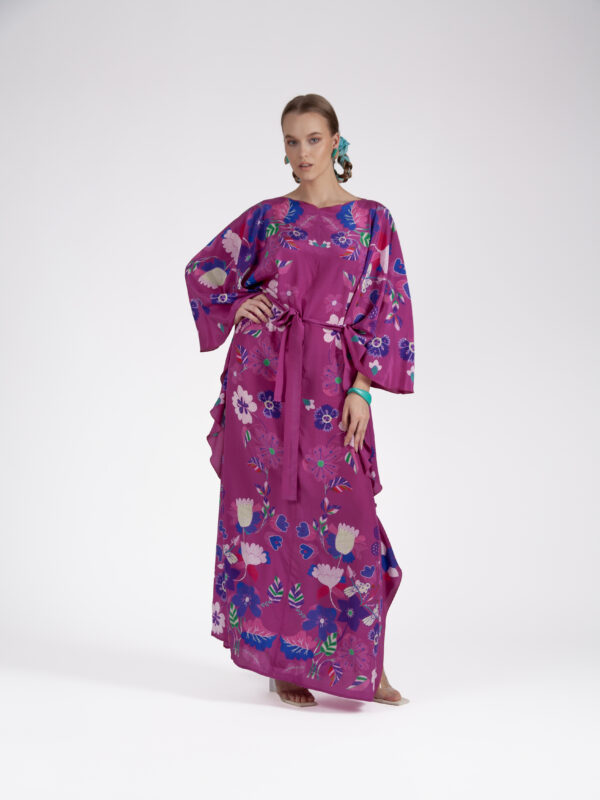Unimoon siidist nahkhiir-kaftan - Image 3
