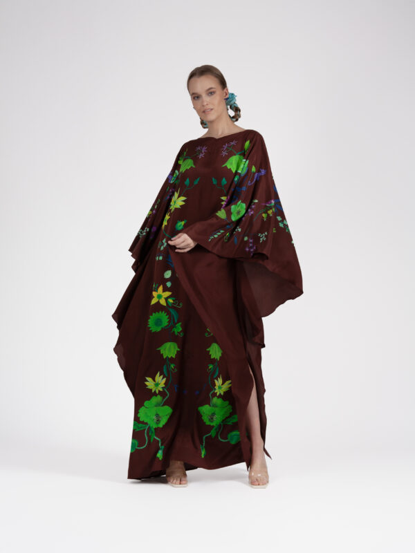 Unimoon siidist nahkhiir-kaftan