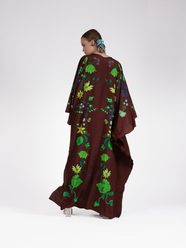 Unimoon siidist nahkhiir-kaftan - Image 4