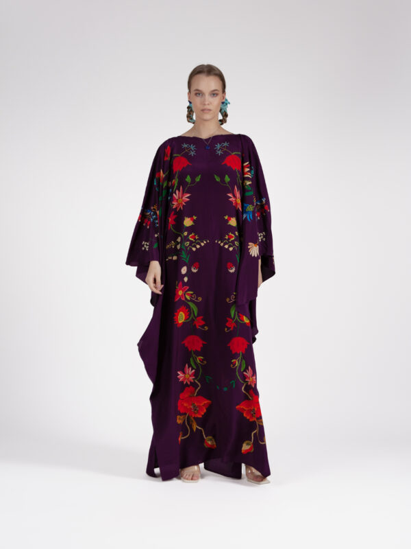 Unimoon siidist nahkhiir-kaftan - Image 3