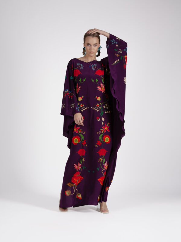Unimoon siidist nahkhiir-kaftan