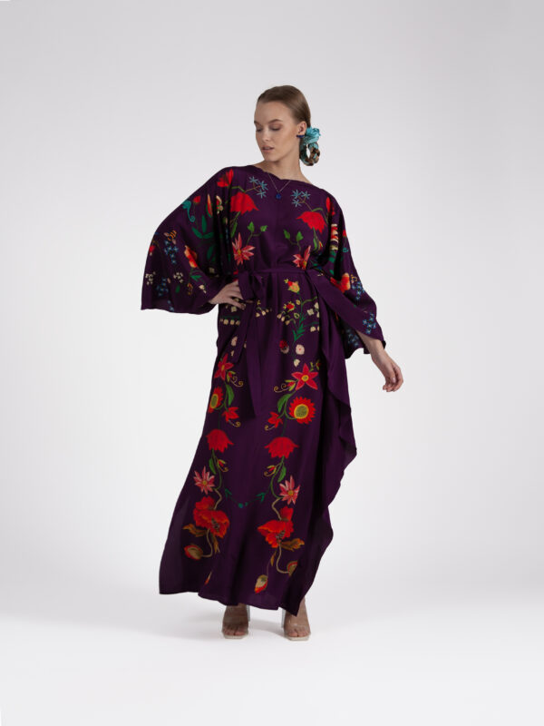 Unimoon siidist nahkhiir-kaftan - Image 5