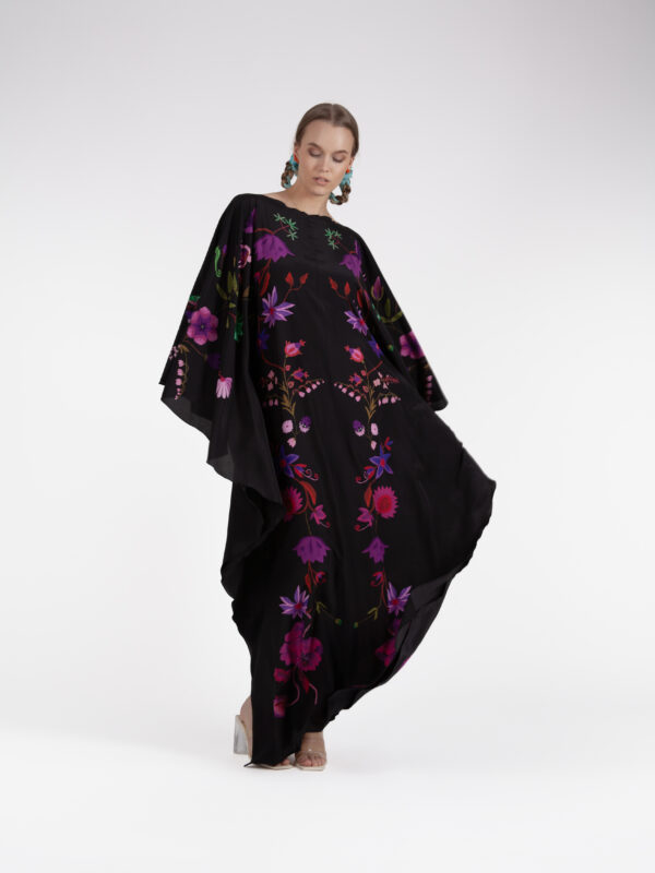 Unimoon siidist nahkhiir-kaftan - Image 3