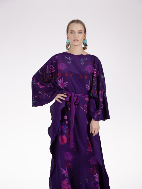 Unimoon siidist nahkhiir-kaftan - Image 3