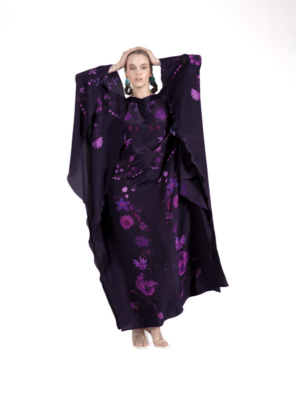 Unimoon siidist nahkhiir-kaftan