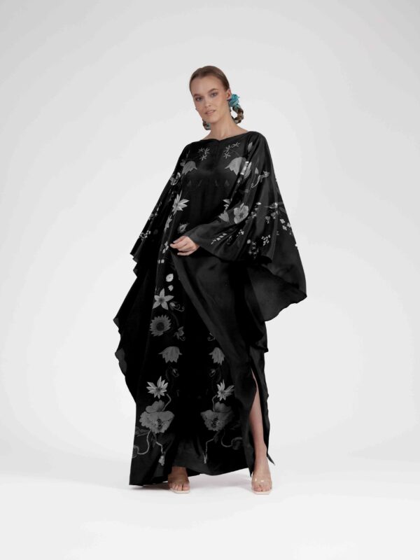 Unimoon Silk Batwing Kaftan - Image 3