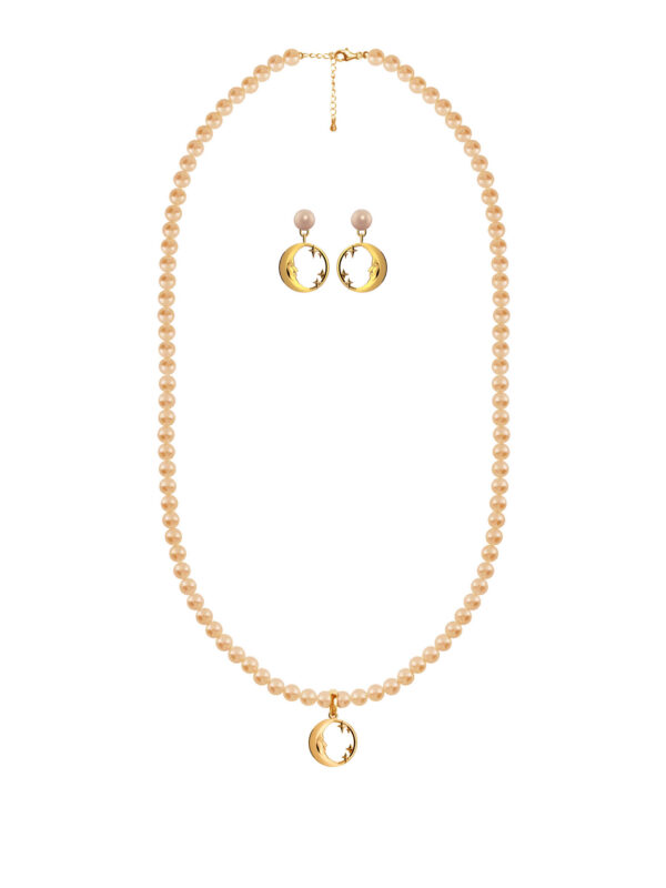 Gold Moon & Stars pärlitega komplekt