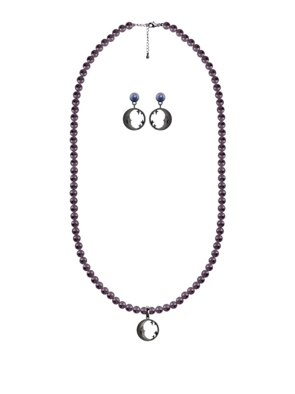Dark Moon & Stars pärlitega komplekt