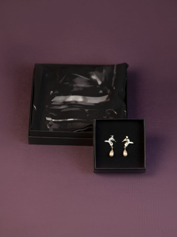 Kingikombo - siidrätik ja kõrvarõngad