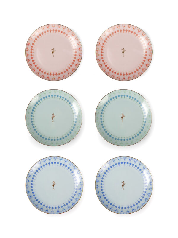 Sun King kuus väikest taldrikut