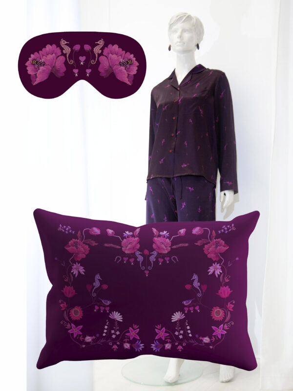 Hippo Couture siidist pidžaama kombo