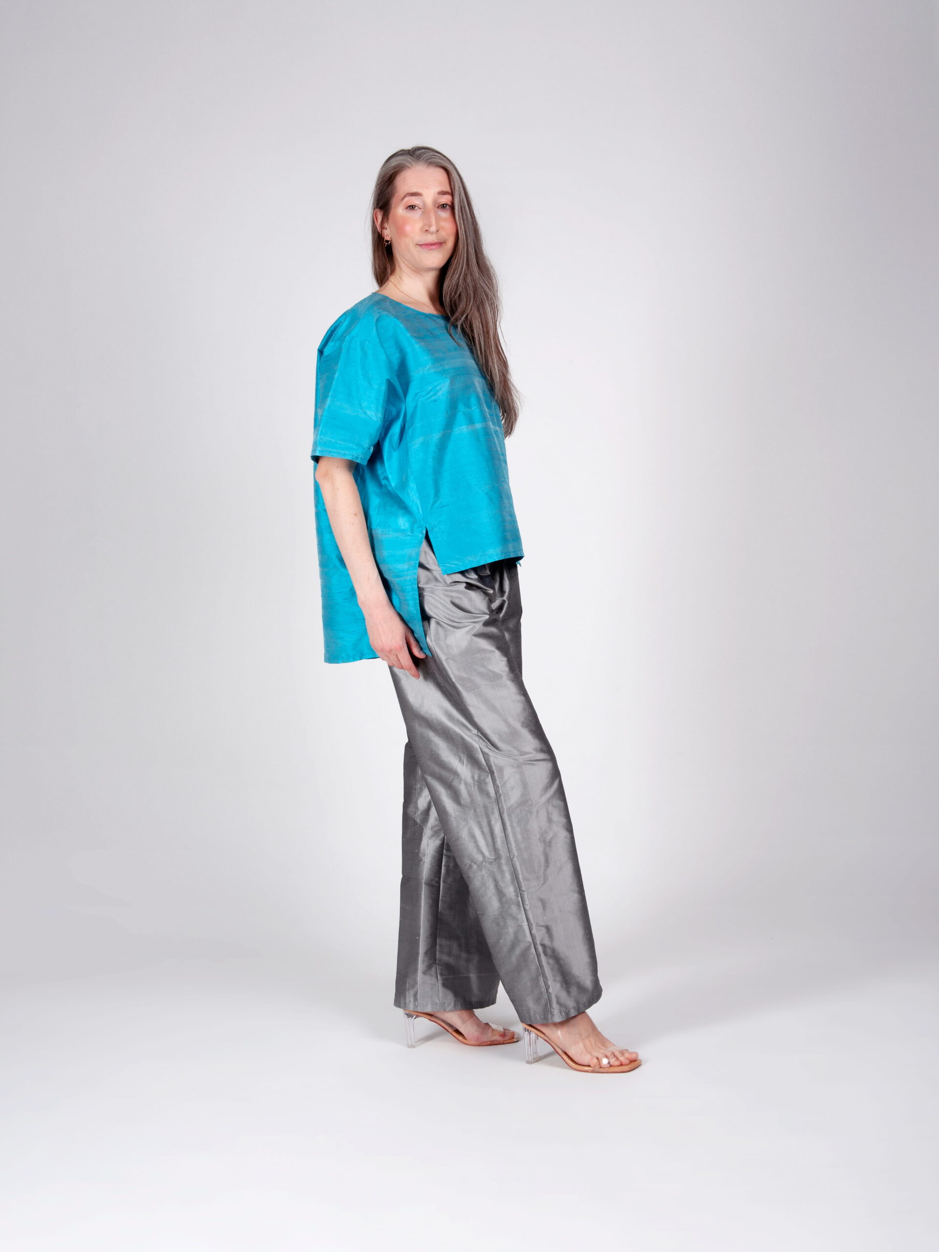 Tæwas Raw Silk Trousers